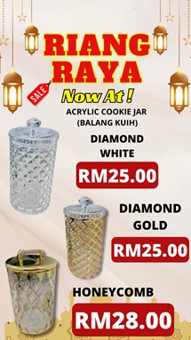 ACRYLIC COOKIE JAR (BALANG KUIH)