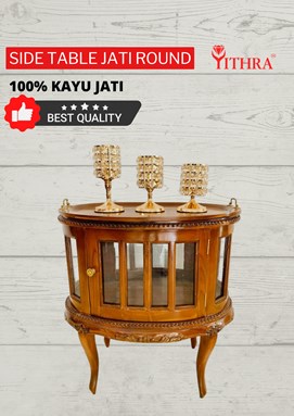 SIDE TABLE JATI ROUND