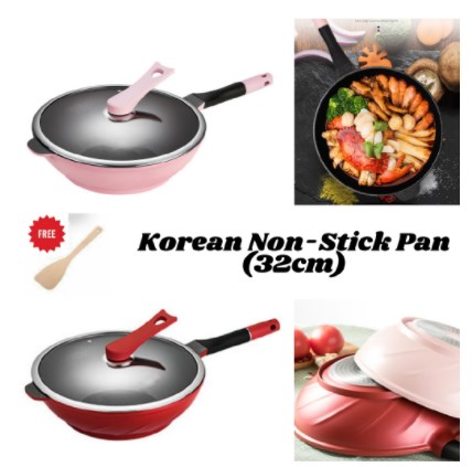 didinika didinika diamond medical rice stone pink frying pan soup pot  three-piece set household non