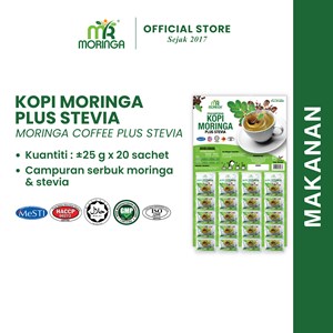 KOPI MORINGA PLUS STEVIA (PAPAN)