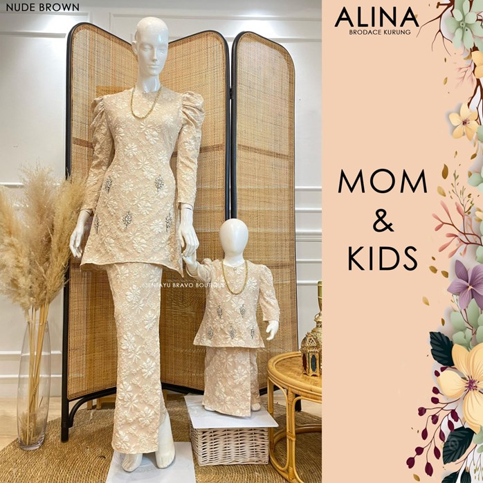 ALINA KURUNG MOM KIDS JENTAYU BRAVO BOUTIQUE