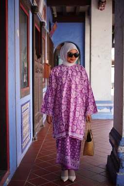 SERI ANGGUN KURUNG ( Purple )