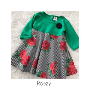 Aisya Dress ( Rosey )- tinggal XXS