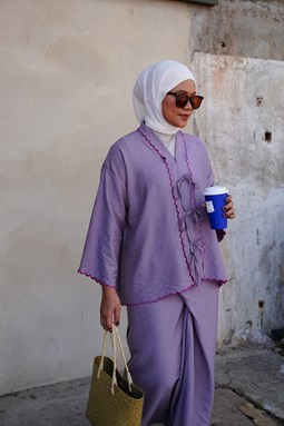 NONA KEBAYA ( PURPLE )