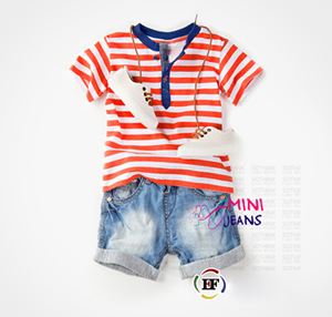 @2014153-001 MINI JEANS 2pcs SET. ( SIZE 6Y )