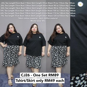 CJ26 *Ready stock *  Bust 118-168cm