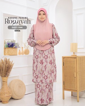 KURUNG ROGAYAH KR06 DUSTY PINK