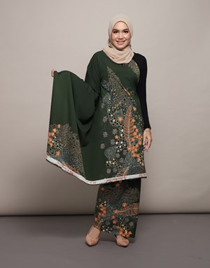 BATIK DM STYLE LIA 05 MPP 01 in Dark Green