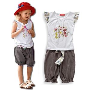 @  F8121   FLORAL GIRL 2 IN 1  SET  ( SIZE 80-120 )