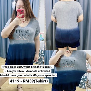 4119 * Ready Stock * Bust 54inch /138cm