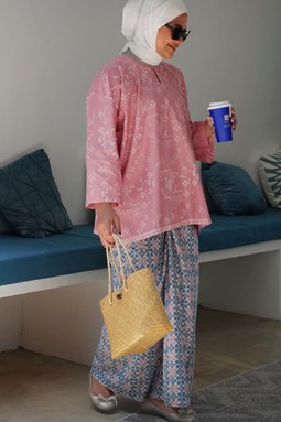KURUNG BATIK FATEEMA ( Pink  MM 015 )