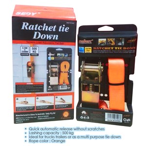 RATCHET TIE DOWN SEDY 500kg