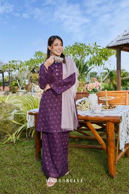 SUTRA KURUNG - DARK PURPLE