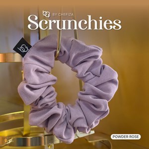 SCRUNCHIES - POWDER ROSE