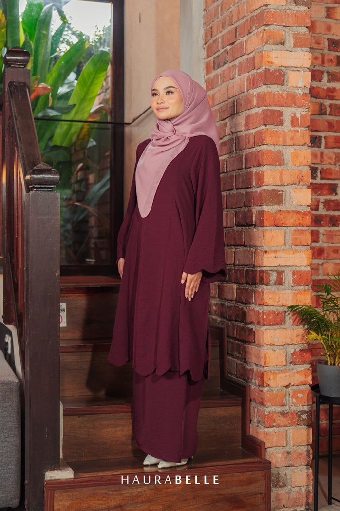 KUNTUM KURUNG - MAROON | haurabelle