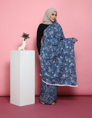 BATIK NAURA WAN 07 in Dark Blue