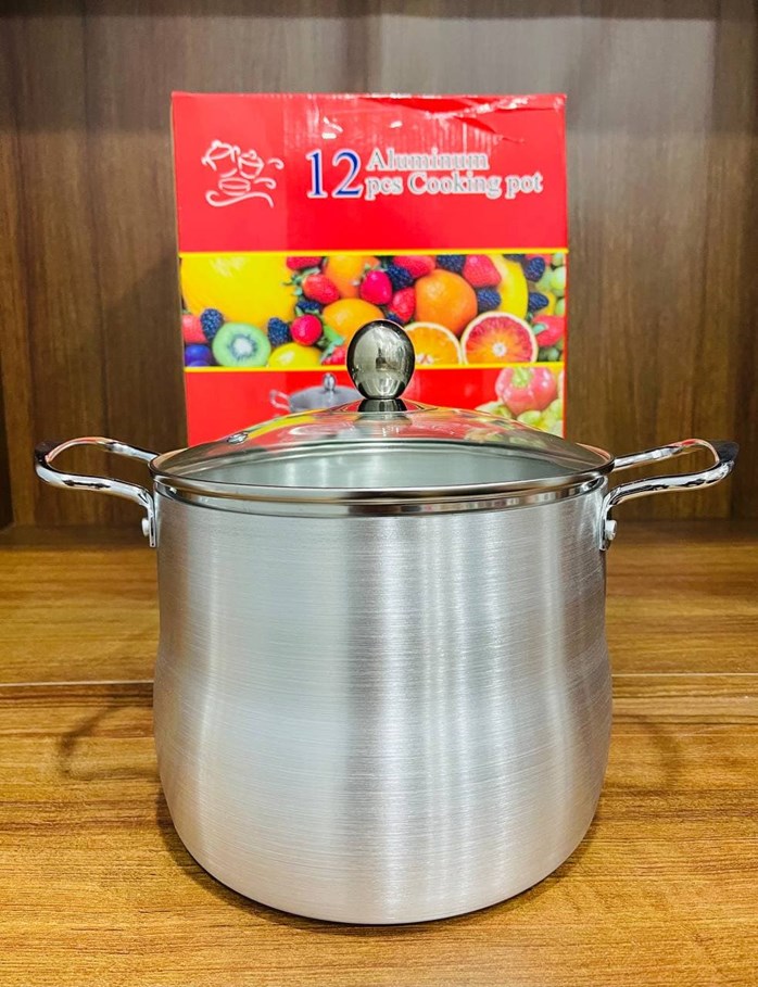 12PCS ALUMINIUM COOKING POT SKY HOMEWARE