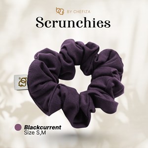 SCRUNCHIES M - BLACKCURRENT