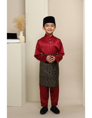 BAJU MELAYU MUHAMMAD JUNIOR K9 MAROON