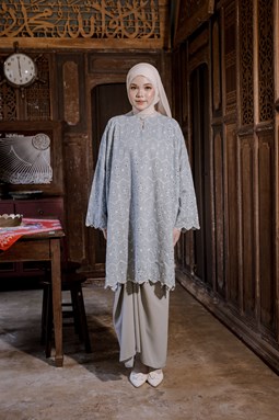 KURUNG CEMPAKA  ( Dusty Blue )