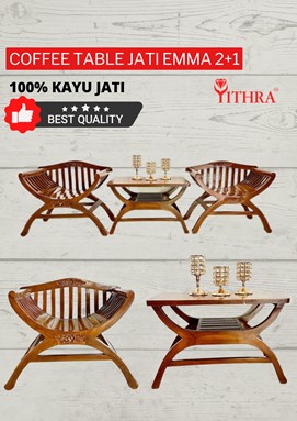 COFFEE TABLE JATI EMMA 2+1