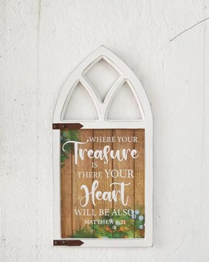 Wall Decor - Matthew 6:21