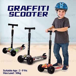 GRAFFITI SCOOTER W MUSIC