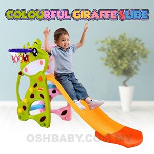 COLOURFUL GIRAFFE SLIDE
