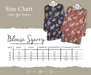BLOUSE SHERRY (5033X-357)