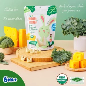 NN ORGANIC RICE PUFF - KALE, BROCOLI & CHEESE (15G)