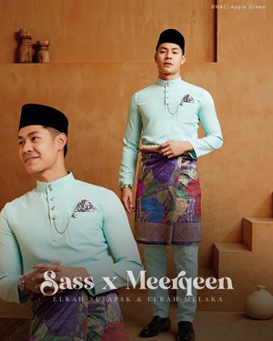 BAJU MELAYU MAGNIFICENT 4.0 (APPLE GREEN) C42