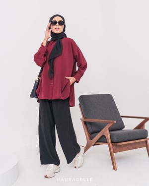 ALANA SET - MAROON