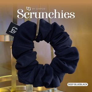 SCRUNCHIES - DEEP BLUEBLACK