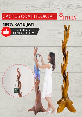 CACTUS COAT HOOK JATI