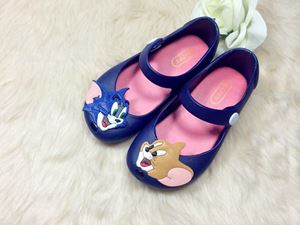 @  TOM & JERRY DARK BLUE JELLY SHOE ( SZ 24 - 29 )