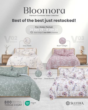 PRE-ORDER: BLOOMORA: Comforter Set - Queen