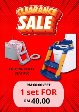 FOLDING POTTY SEAT PVC