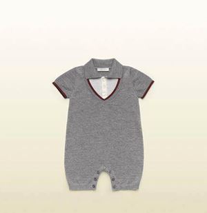 @  GUCCI GREY ROMPER ( SIZE 9-24M )