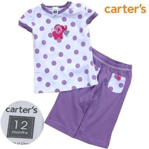 CARTERS PURPLE 2 PCS SET