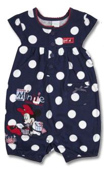 @ 12167 MINNIE BLUE ROMPER. ( SIZE 100 )