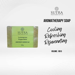 Sutra Aromatherapy Soap [Lemongrass & Peppermint] 100g