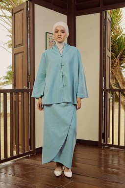KURUNG BAYU ( Aqua Blue )