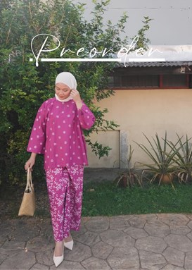 [ PREORDER ] KURUNG BATIK FATEEMA ( Magenta )