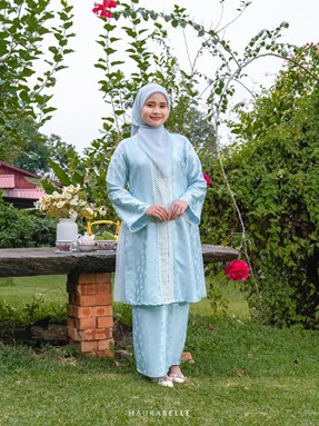 TIARA KURUNG - ASH BLUE