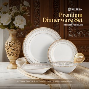 24pcs Dinnerware Set - Songket Edition