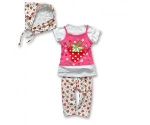 F8080  STRAWBERRY 3 IN 1 SET. ( SIZE 80-120 )