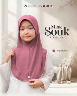 MINIE SOUK S - BURGUNDY ROSE