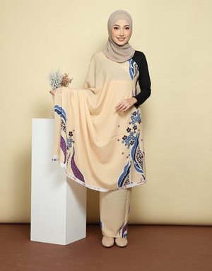 BATIK LUKIS ZAA 119 in Peach