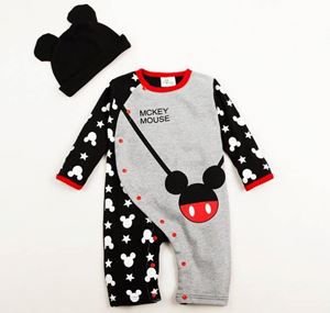 @  MICKEY ROMPER - RED ( LONG SLEEVE ). SIZE 95