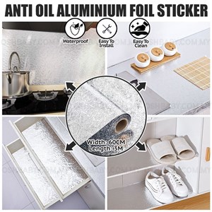 ANTI OIL ALUMINIUM FOIL STICKER [KITCHEN WALLPAPER]